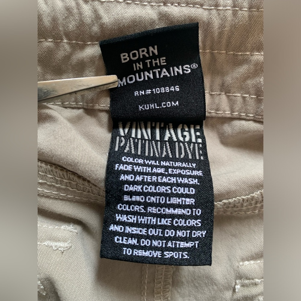Kuhl Women’s Legendary Roll-Up Snap Cargo Hiking Pants Khaki Size 4 Short - Picture 7 of 7